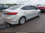 2017 Hyundai Elantra Se Silver vin: 5NPD74LF4HH167254