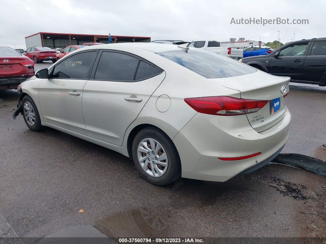 2017 Hyundai Elantra Se Silver vin: 5NPD74LF4HH167254