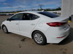 2017 Hyundai Elantra Se White vin: 5NPD74LF4HH189545