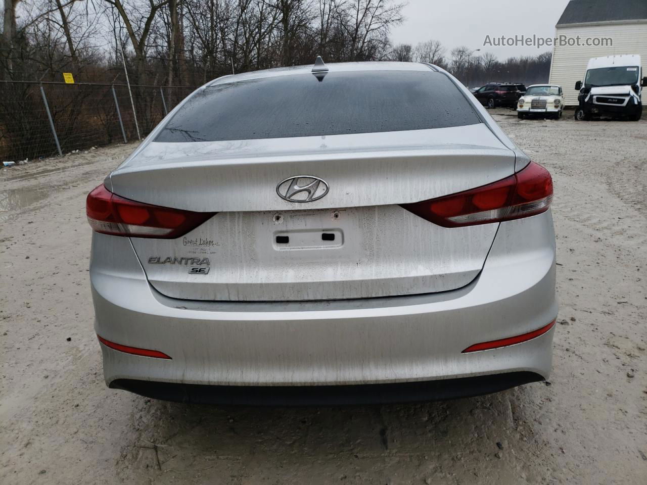 2017 Hyundai Elantra Se Серебряный vin: 5NPD74LF4HH207025