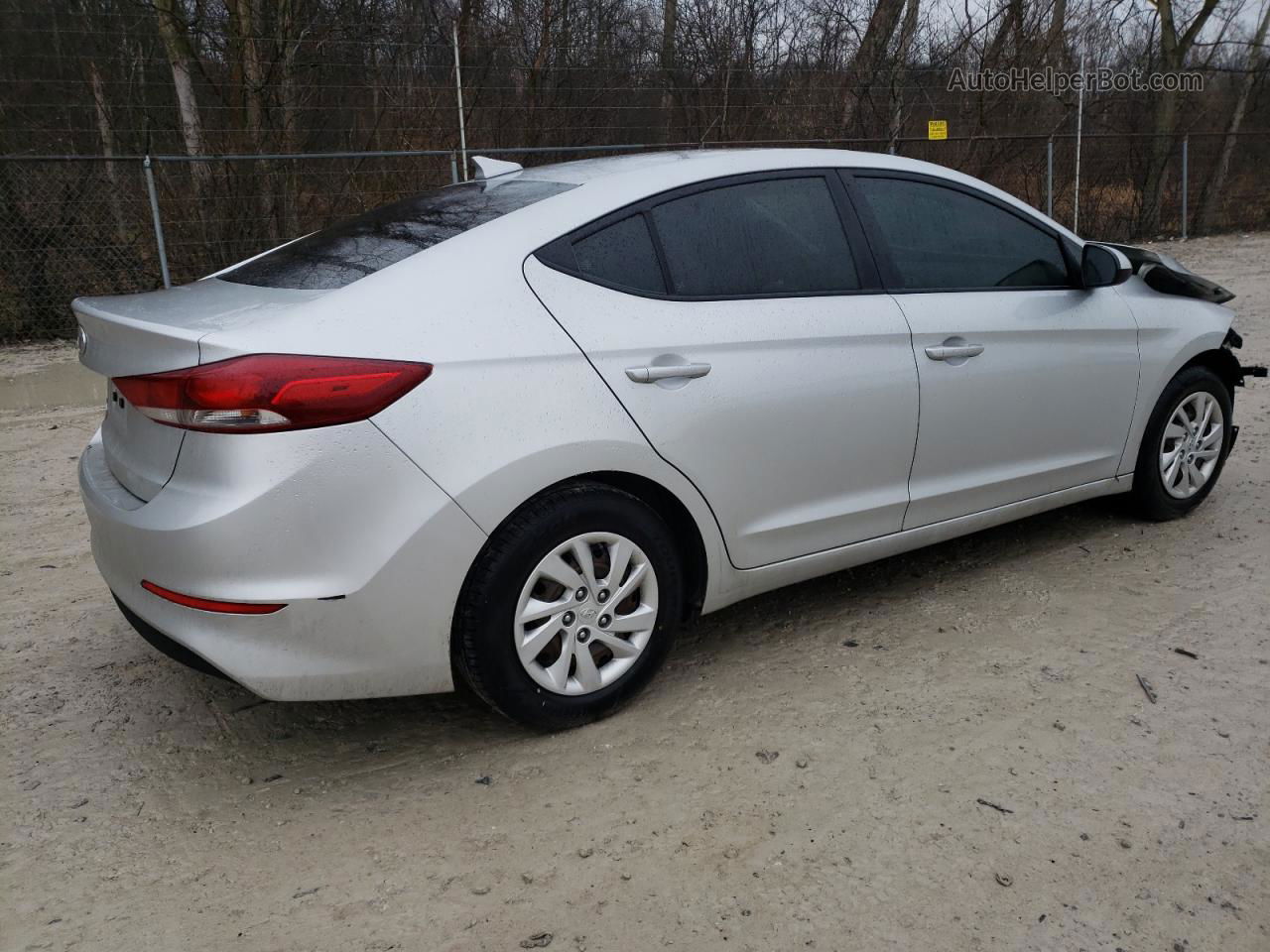 2017 Hyundai Elantra Se Silver vin: 5NPD74LF4HH207025