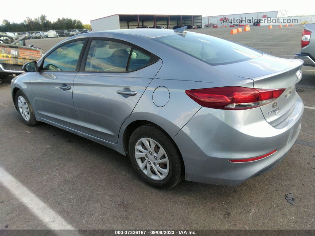 2017 Hyundai Elantra Se Silver vin: 5NPD74LF4HH209826