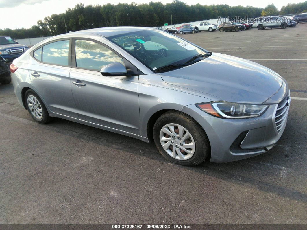 2017 Hyundai Elantra Se Silver vin: 5NPD74LF4HH209826