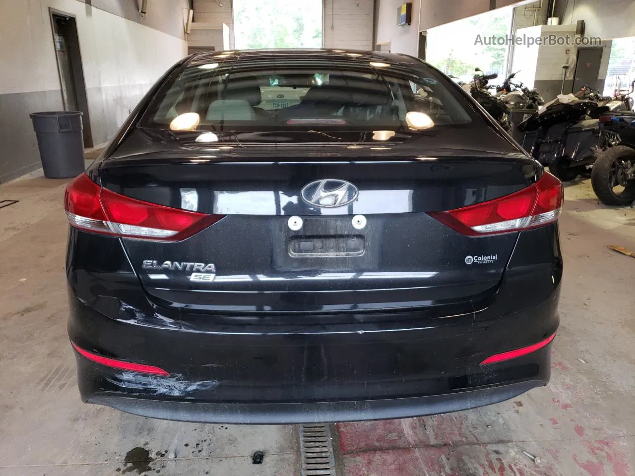 2018 Hyundai Elantra Se Черный vin: 5NPD74LF4JH343693