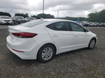 2018 Hyundai Elantra Se White vin: 5NPD74LF4JH362292