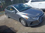 2018 Hyundai Elantra Se Gray vin: 5NPD74LF4JH383854