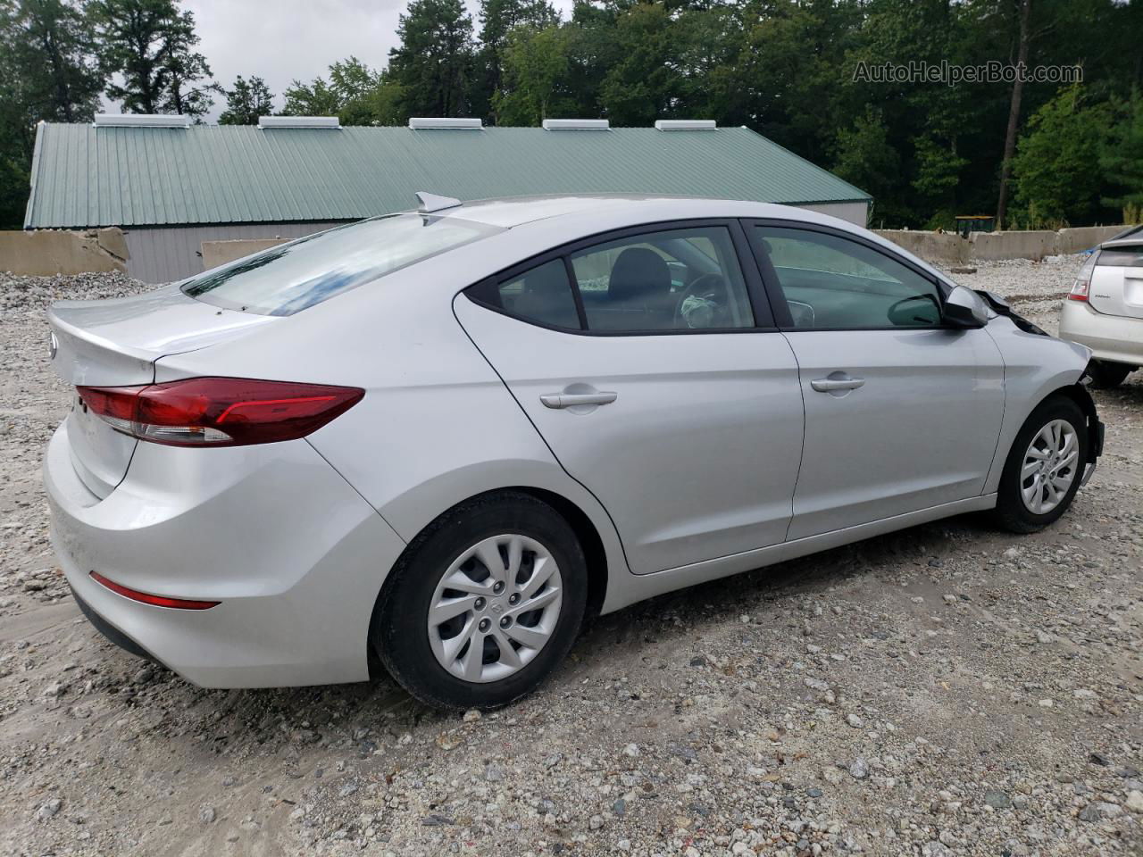 2018 Hyundai Elantra Se Silver vin: 5NPD74LF4JH398967