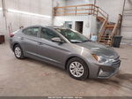 2019 Hyundai Elantra Se Gray vin: 5NPD74LF4KH436313