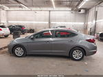 2019 Hyundai Elantra Se Gray vin: 5NPD74LF4KH436313