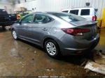 2019 Hyundai Elantra Se Gray vin: 5NPD74LF4KH453533