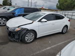 2017 Hyundai Elantra Se White vin: 5NPD74LF5HH076073