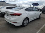 2017 Hyundai Elantra Se White vin: 5NPD74LF5HH076073