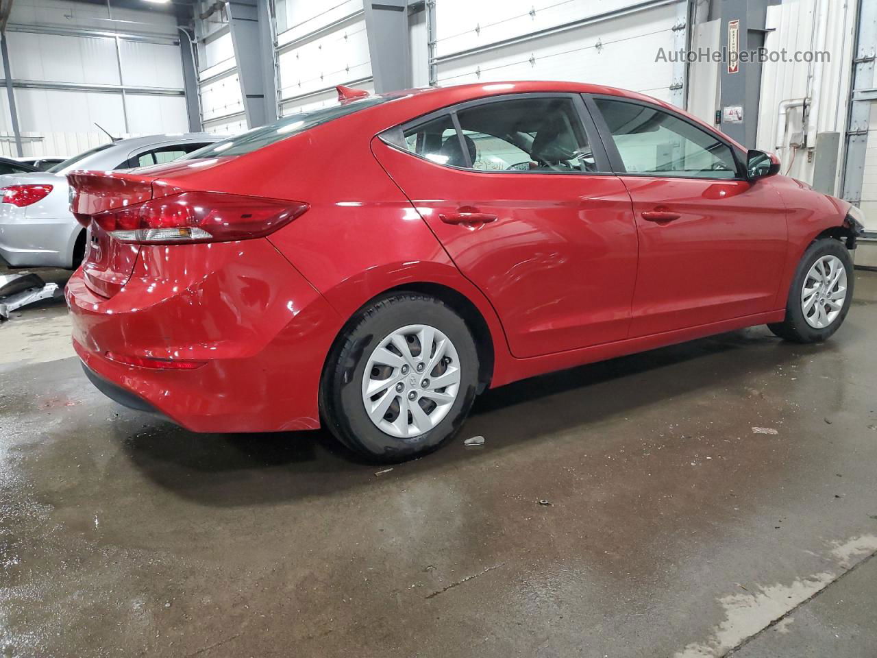 2017 Hyundai Elantra Se Red vin: 5NPD74LF5HH085548