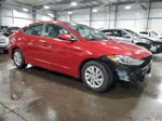 2017 Hyundai Elantra Se Red vin: 5NPD74LF5HH085548