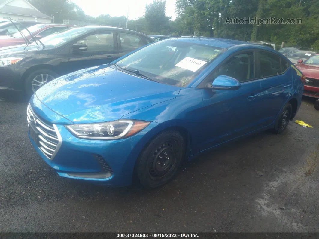 2017 Hyundai Elantra Se Blue vin: 5NPD74LF5HH088465