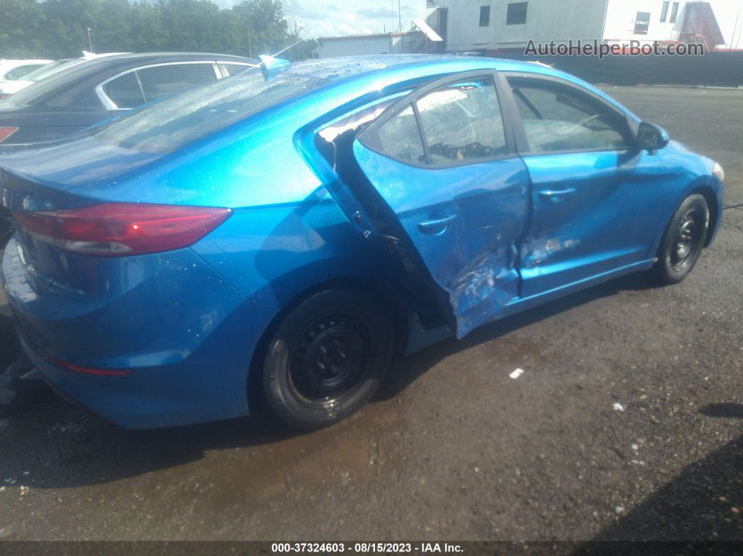 2017 Hyundai Elantra Se Blue vin: 5NPD74LF5HH088465