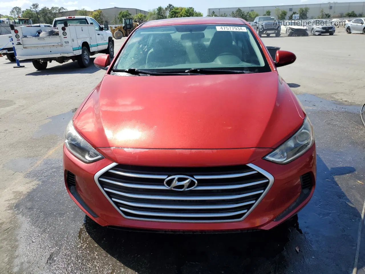 2017 Hyundai Elantra Se Красный vin: 5NPD74LF5HH090457