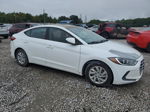 2017 Hyundai Elantra Se White vin: 5NPD74LF5HH161687