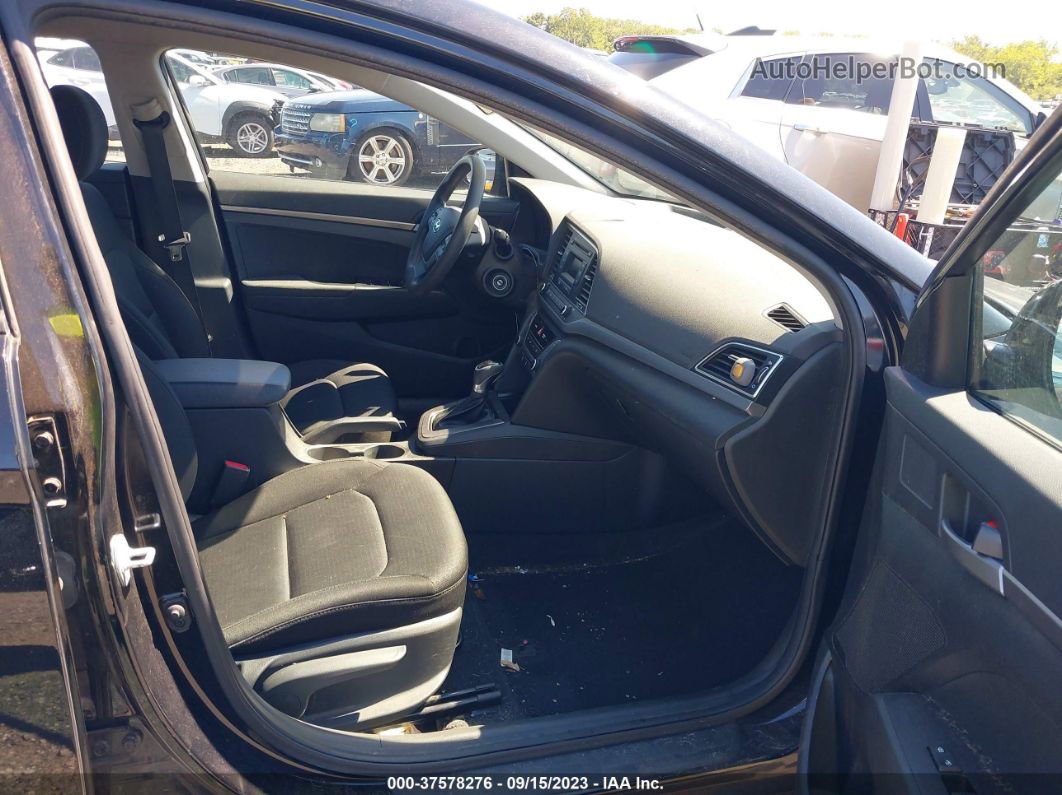 2018 Hyundai Elantra Se Black vin: 5NPD74LF5JH321864