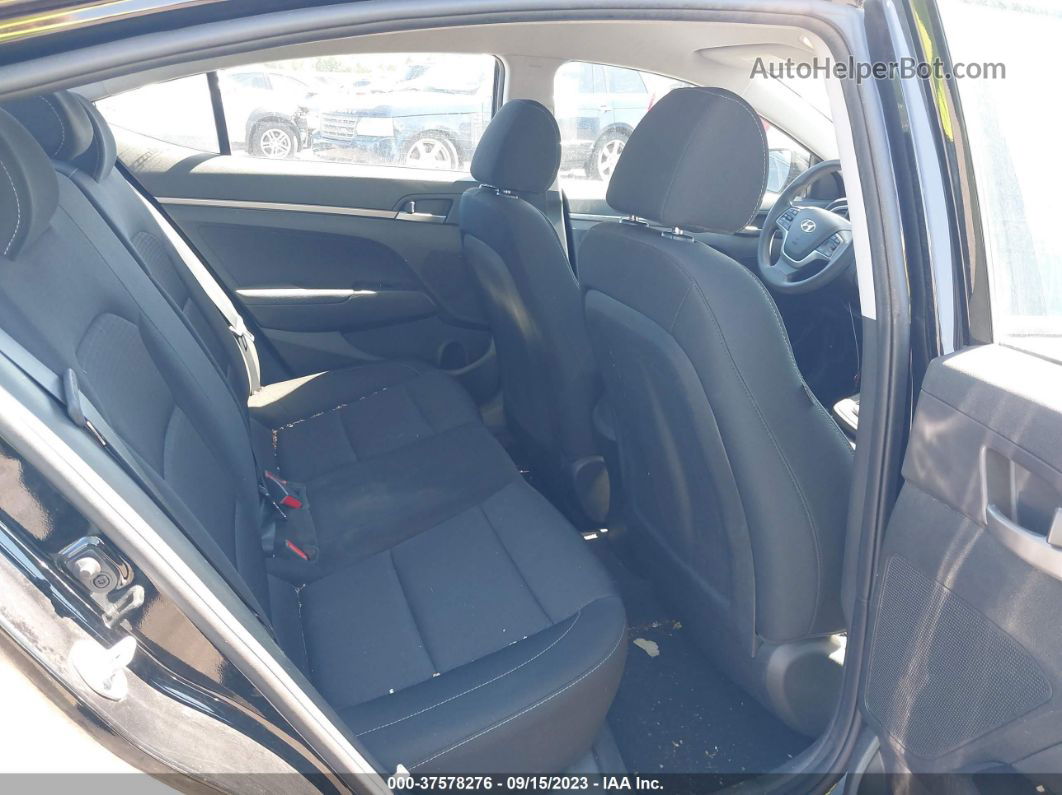 2018 Hyundai Elantra Se Black vin: 5NPD74LF5JH321864