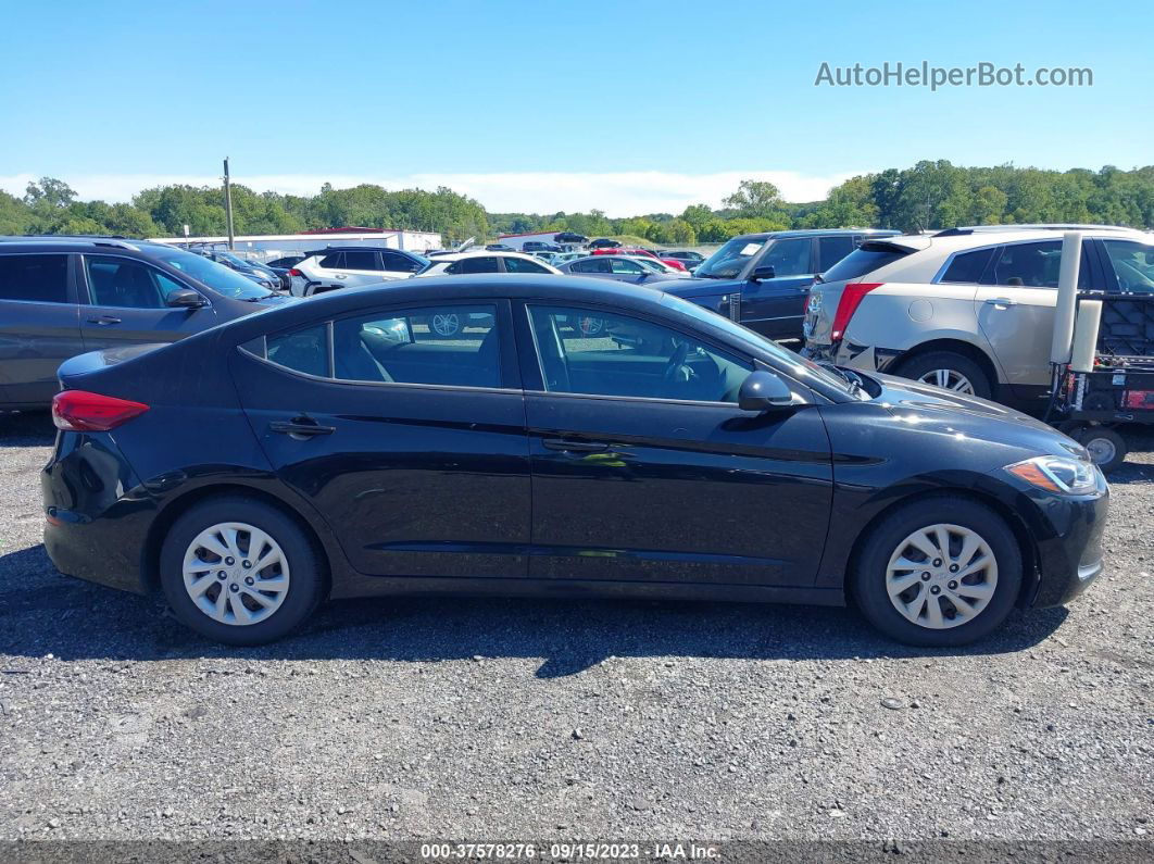 2018 Hyundai Elantra Se Black vin: 5NPD74LF5JH321864