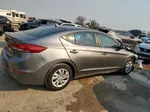 2018 Hyundai Elantra Se Gray vin: 5NPD74LF5JH380042