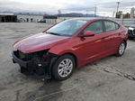 2019 Hyundai Elantra Se Red vin: 5NPD74LF5KH433663