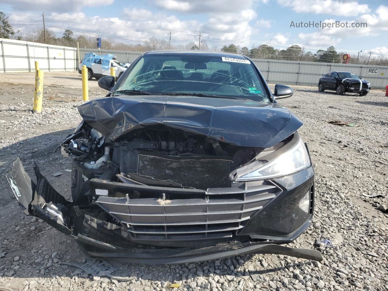 2019 Hyundai Elantra Se Black vin: 5NPD74LF5KH449832