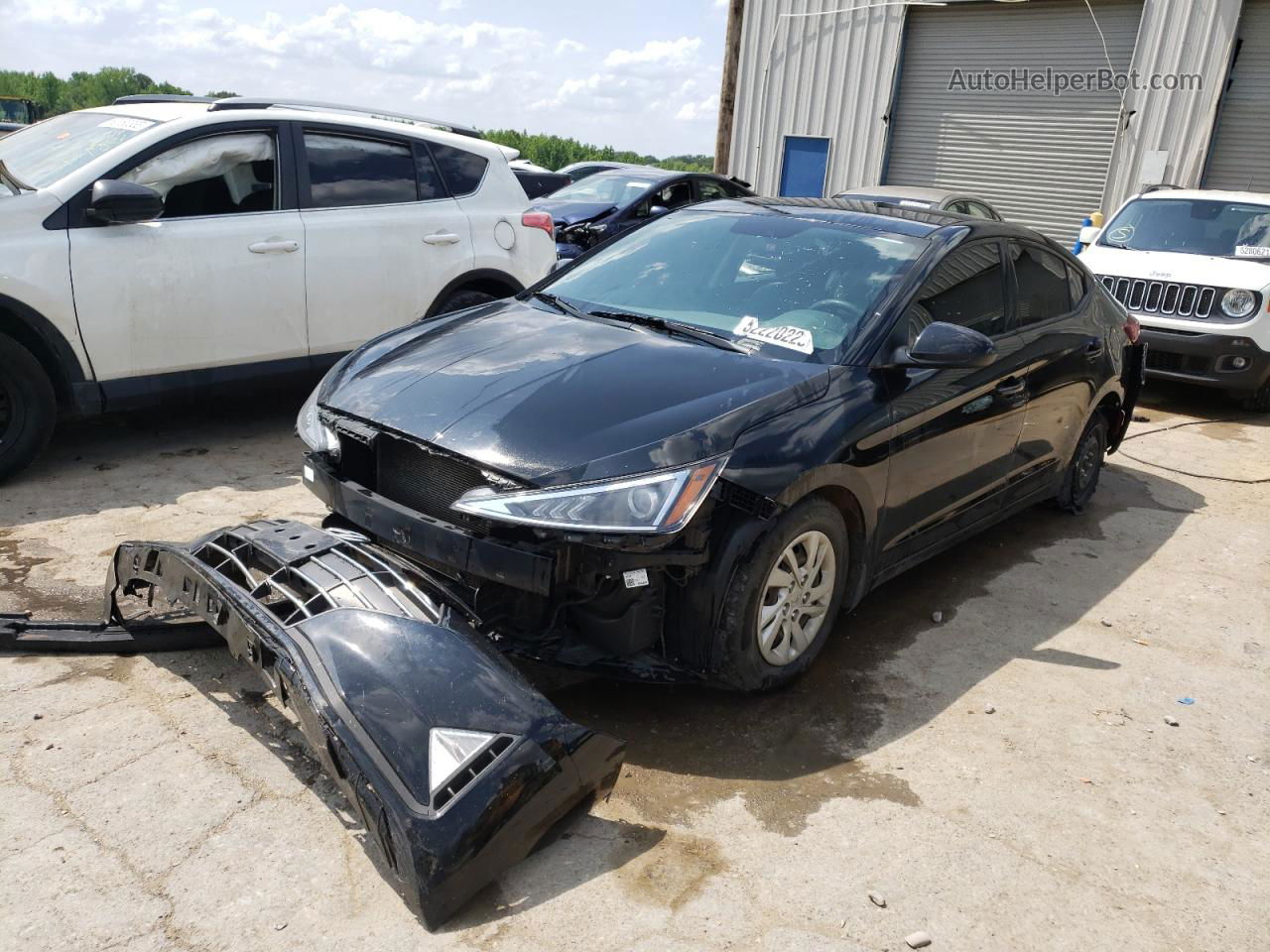 2019 Hyundai Elantra Se Black vin: 5NPD74LF5KH474195