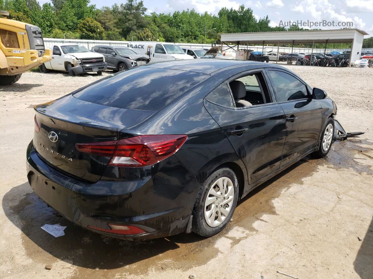 2019 Hyundai Elantra Se Black vin: 5NPD74LF5KH474195