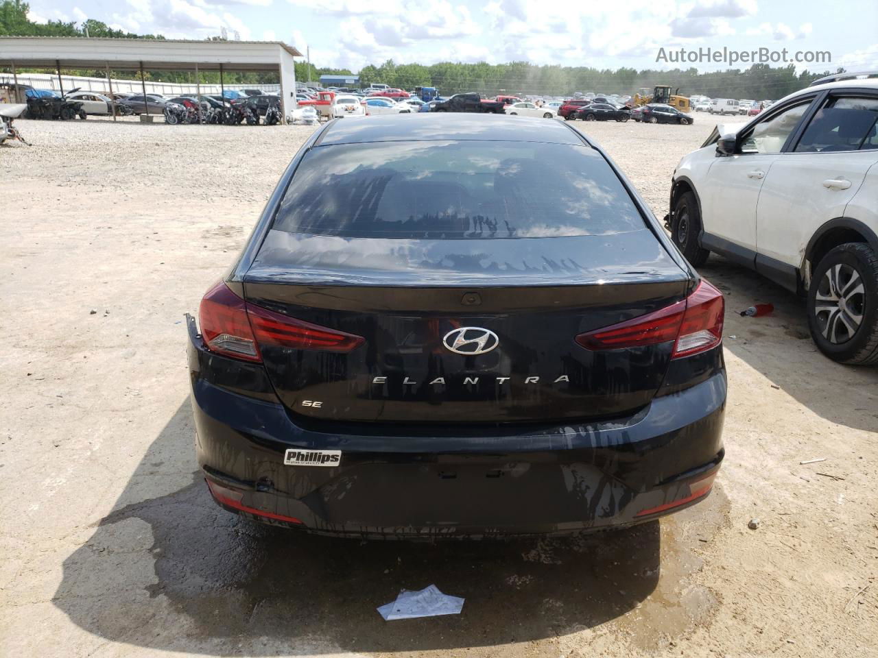 2019 Hyundai Elantra Se Black vin: 5NPD74LF5KH474195