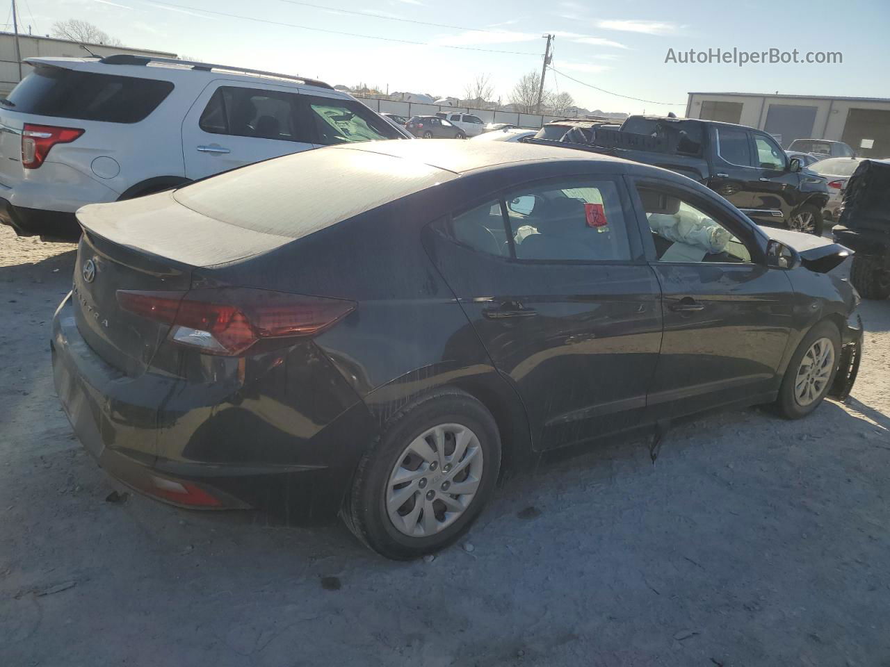 2019 Hyundai Elantra Se Black vin: 5NPD74LF5KH496648