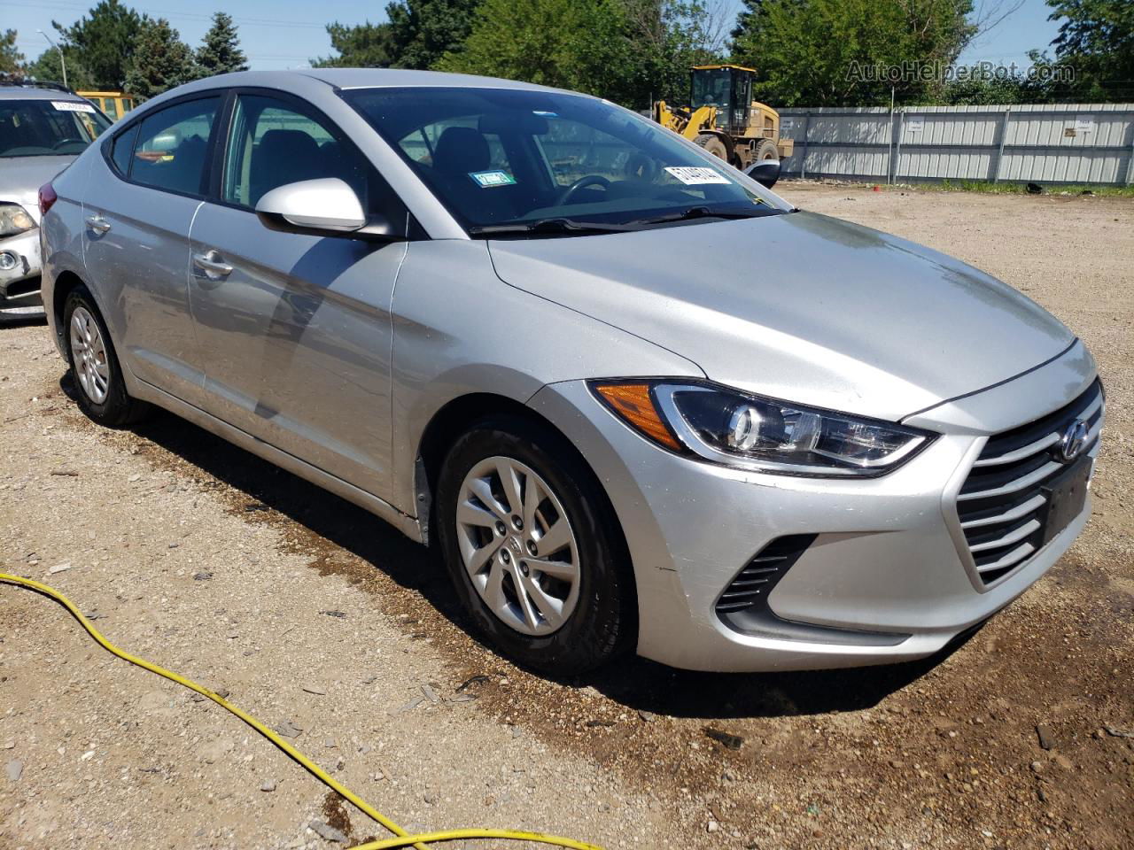 2017 Hyundai Elantra Se Silver vin: 5NPD74LF6HH078057