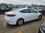 2017 Hyundai Elantra Se White vin: 5NPD74LF6HH084358