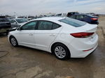 2017 Hyundai Elantra Se White vin: 5NPD74LF6HH084358