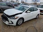 2017 Hyundai Elantra Se White vin: 5NPD74LF6HH084358