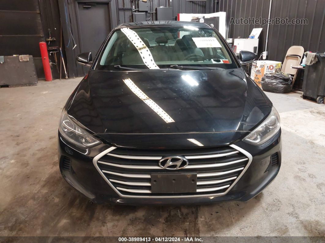 2017 Hyundai Elantra Se Черный vin: 5NPD74LF6HH092573