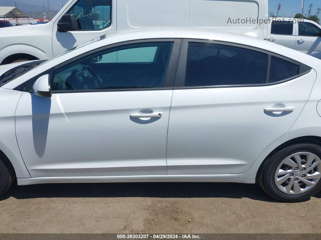 2017 Hyundai Elantra Se White vin: 5NPD74LF6HH096610