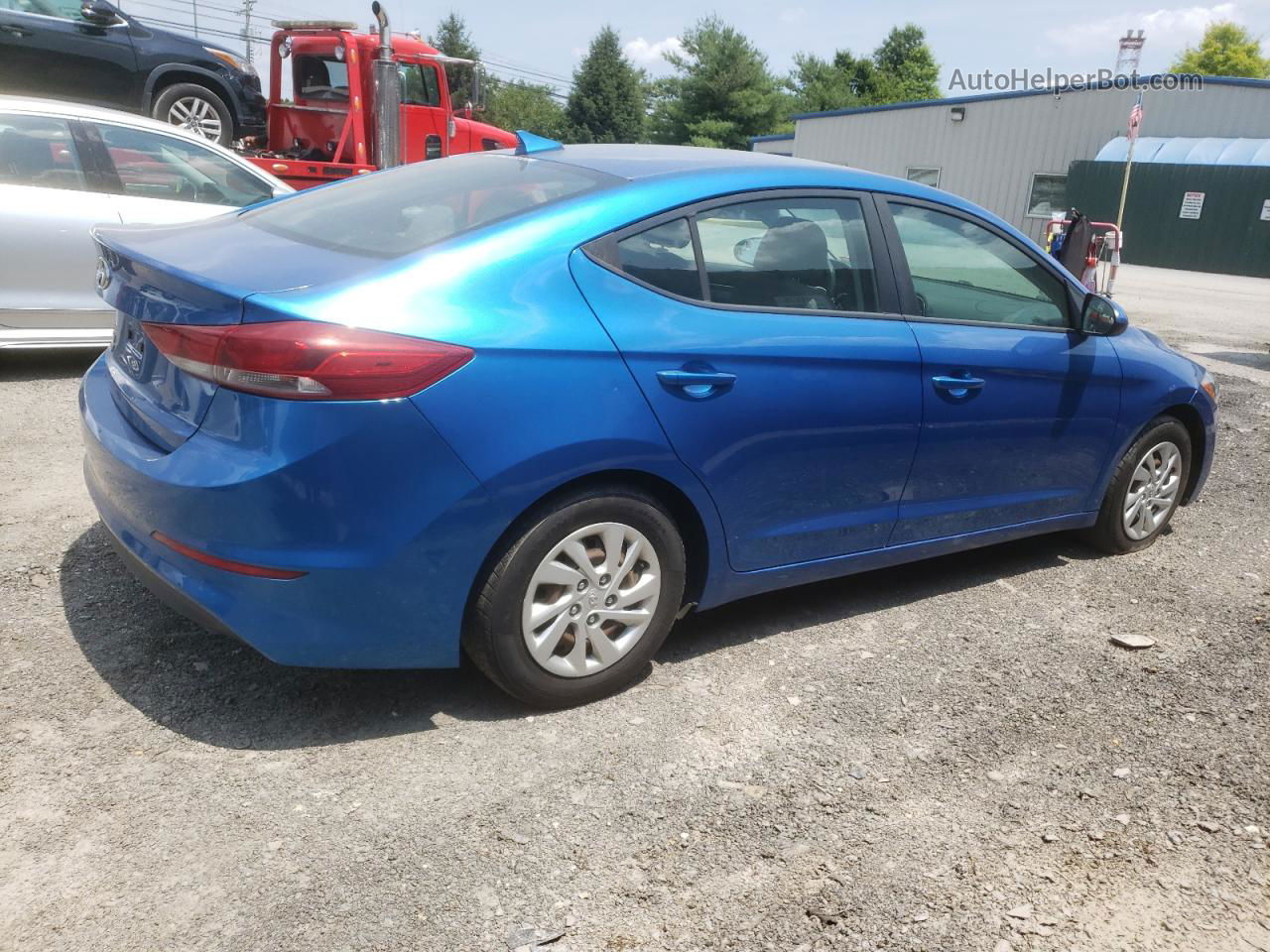 2017 Hyundai Elantra Se Blue vin: 5NPD74LF6HH102793