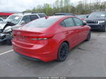 2017 Hyundai Elantra Se Red vin: 5NPD74LF6HH112174