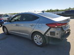 2017 Hyundai Elantra Se Silver vin: 5NPD74LF6HH139150