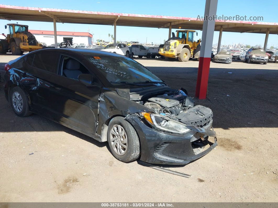 2017 Hyundai Elantra Se Black vin: 5NPD74LF6HH155414