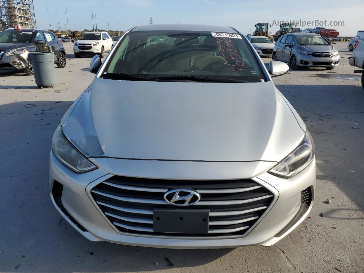 2017 Hyundai Elantra Se Серебряный vin: 5NPD74LF6HH165828