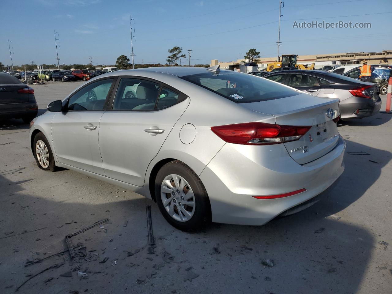 2017 Hyundai Elantra Se Silver vin: 5NPD74LF6HH165828