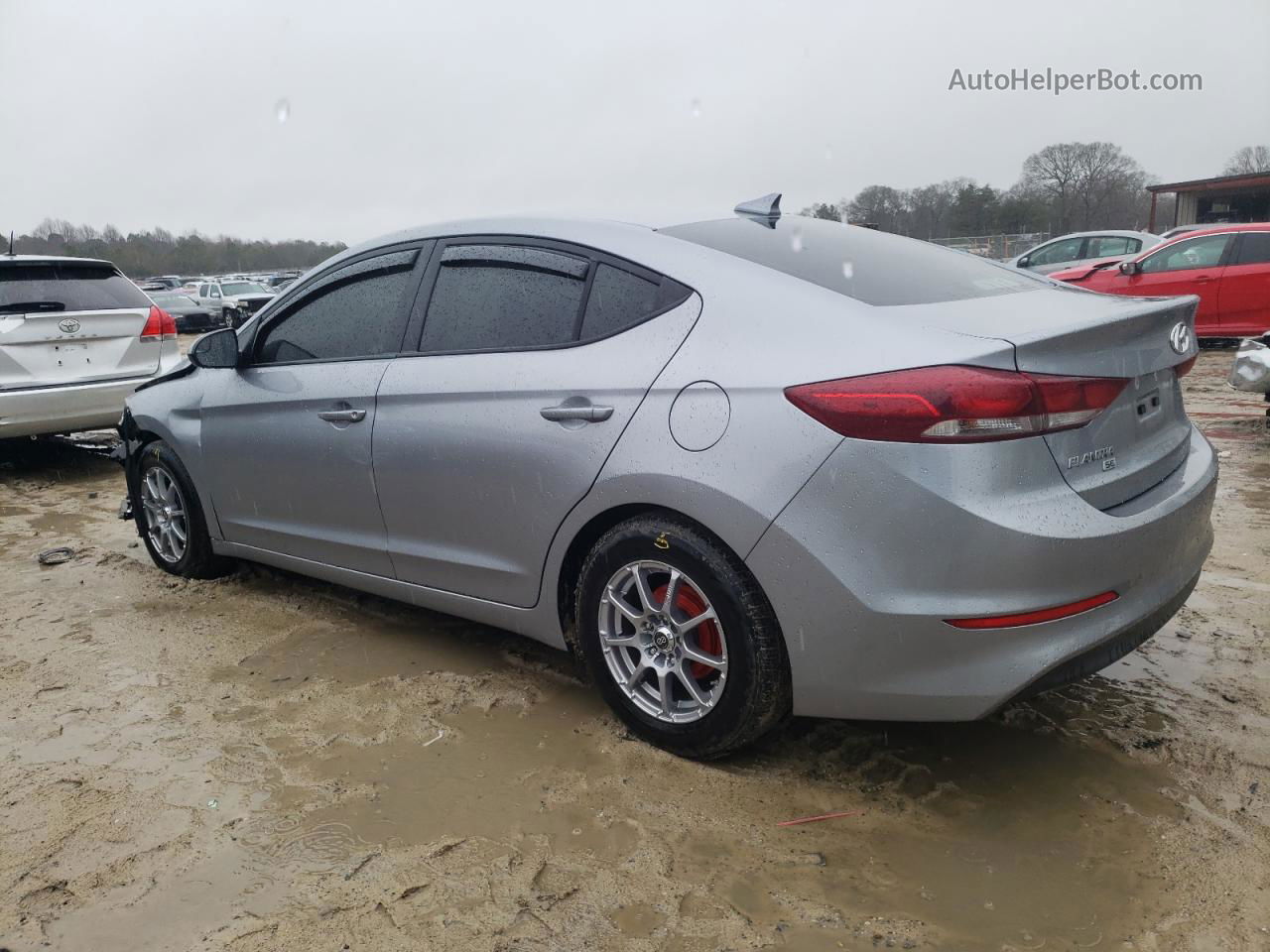 2017 Hyundai Elantra Se Silver vin: 5NPD74LF6HH179602