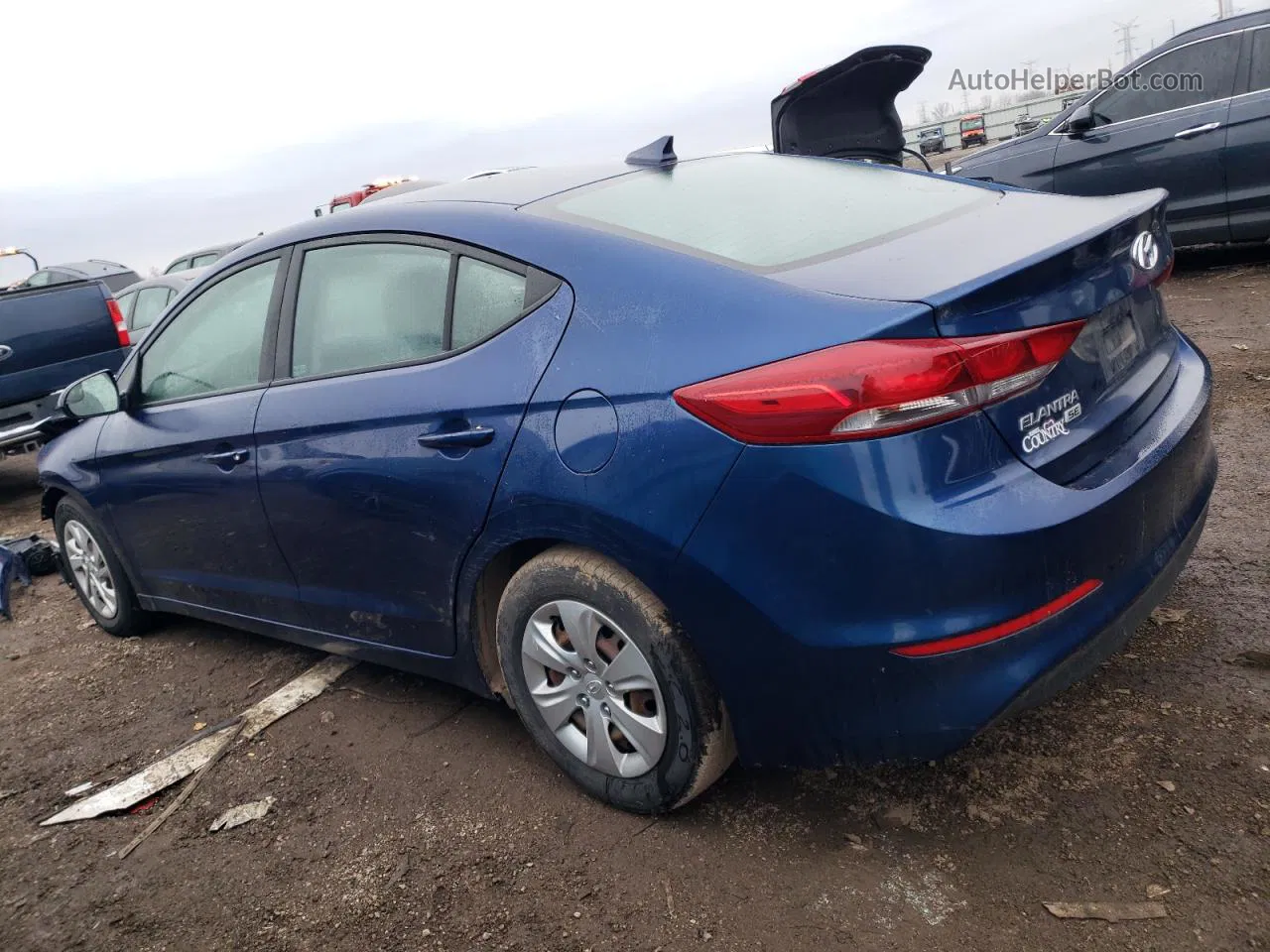 2017 Hyundai Elantra Se Blue vin: 5NPD74LF6HH191751