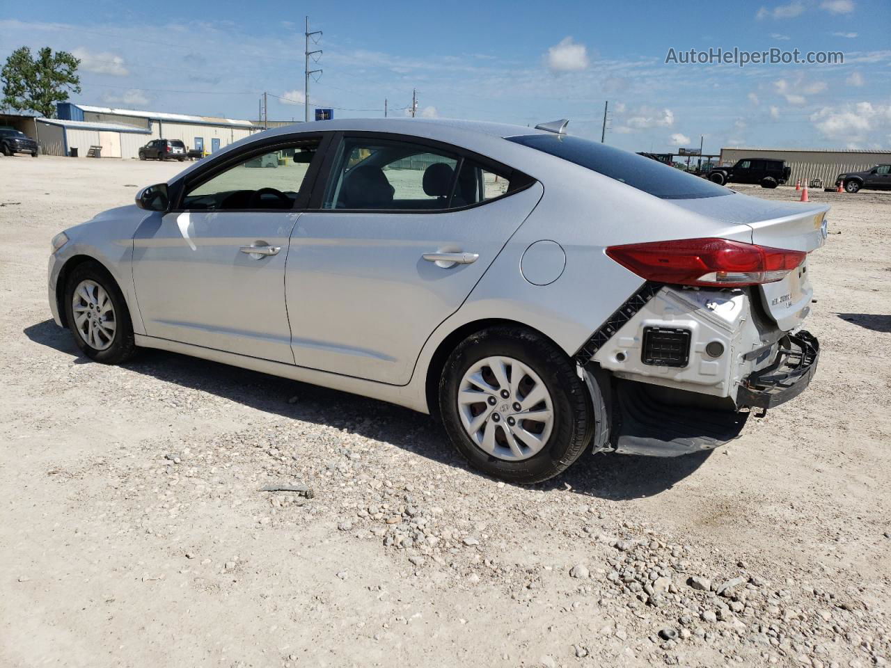 2017 Hyundai Elantra Se Silver vin: 5NPD74LF6HH201565