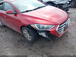 2017 Hyundai Elantra Se Red vin: 5NPD74LF6HH206085