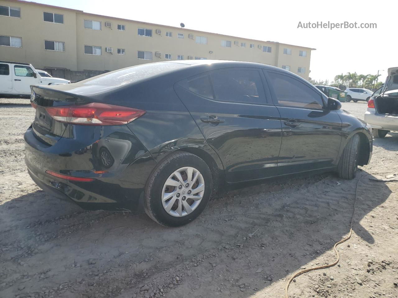 2018 Hyundai Elantra Se Black vin: 5NPD74LF6JH278121