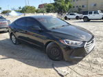 2018 Hyundai Elantra Se Black vin: 5NPD74LF6JH278121